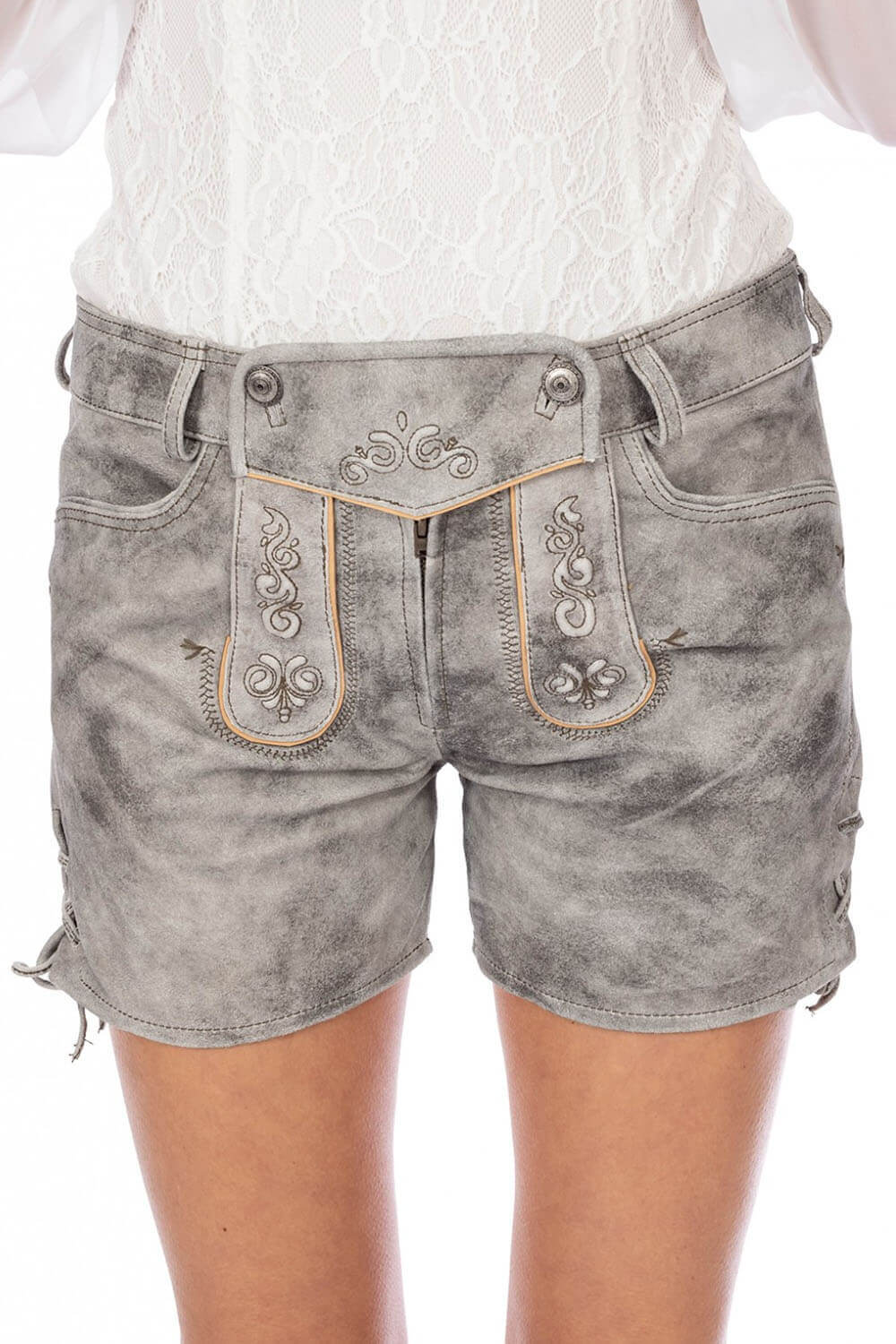 Dafne Keen British Lederhosen